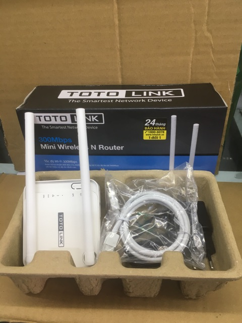 Bộ phát Wifi 300Mbps ToToLink N200RE-V3 (Trắng) - HÃNG PHÂN PHỐI CHÍNH THỨC