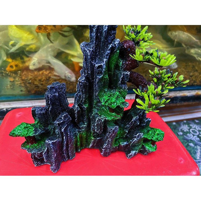 TIỂU CẢNH TRANG TRÍ HỒ CÁ NON BỘ 14x5x17cm