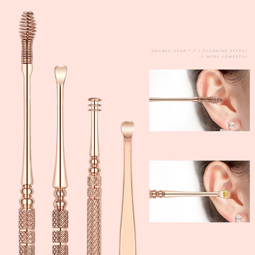 Bông Tai BSUNS|Dụng Cụ Mát Xa Hai Đầu Bằng Silica Gel Chăm Sóc Tai Tại Nhà