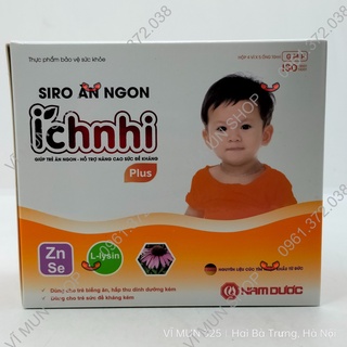 Siro Ăn Ngon Ích Nhi Plus dạng ống 10ml