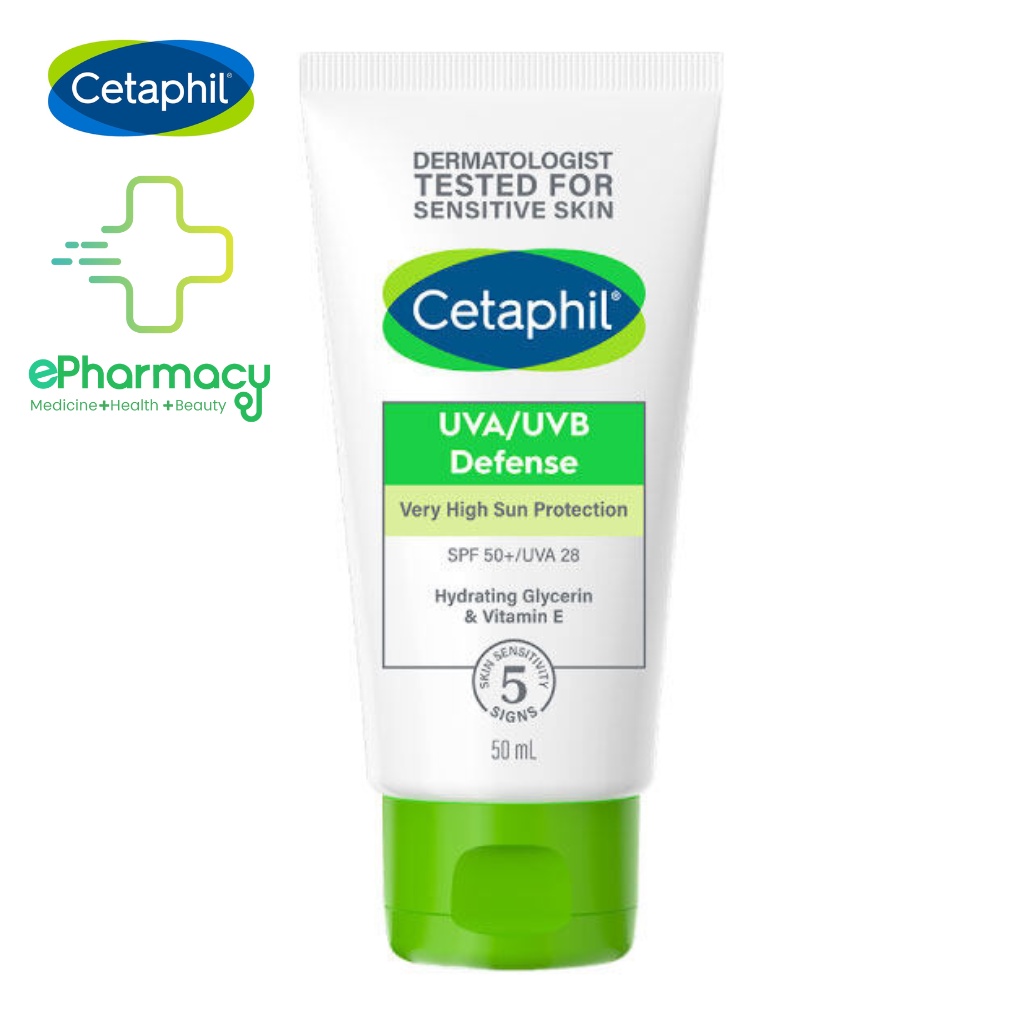 Kem chống nắng Cetaphil UVA/UVB SPF50+/UVA28 Very High Sun Protect 50ml
