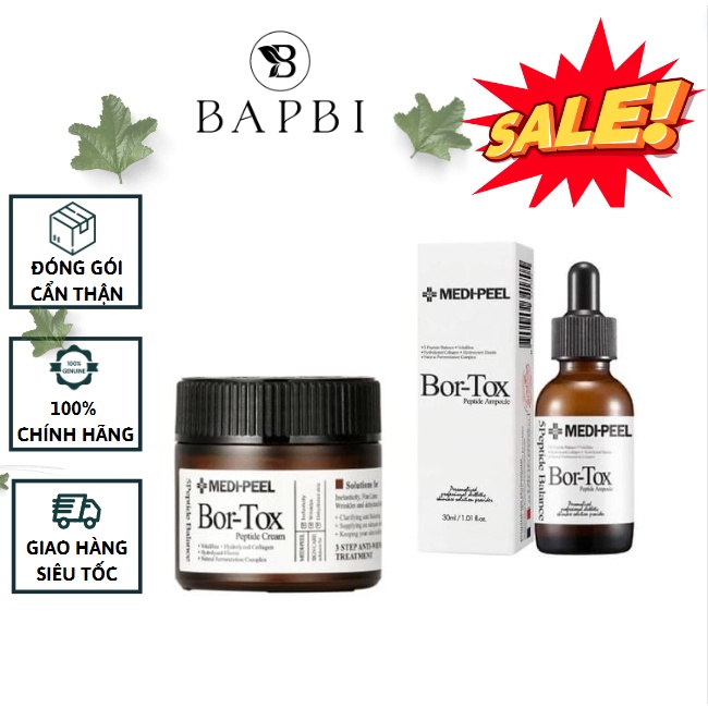 Tinh Chất Dưỡng Da Serum Và Kem Dưỡng MEDI-PEEL Bortox Peptide Ampoule Căng Bóng Da