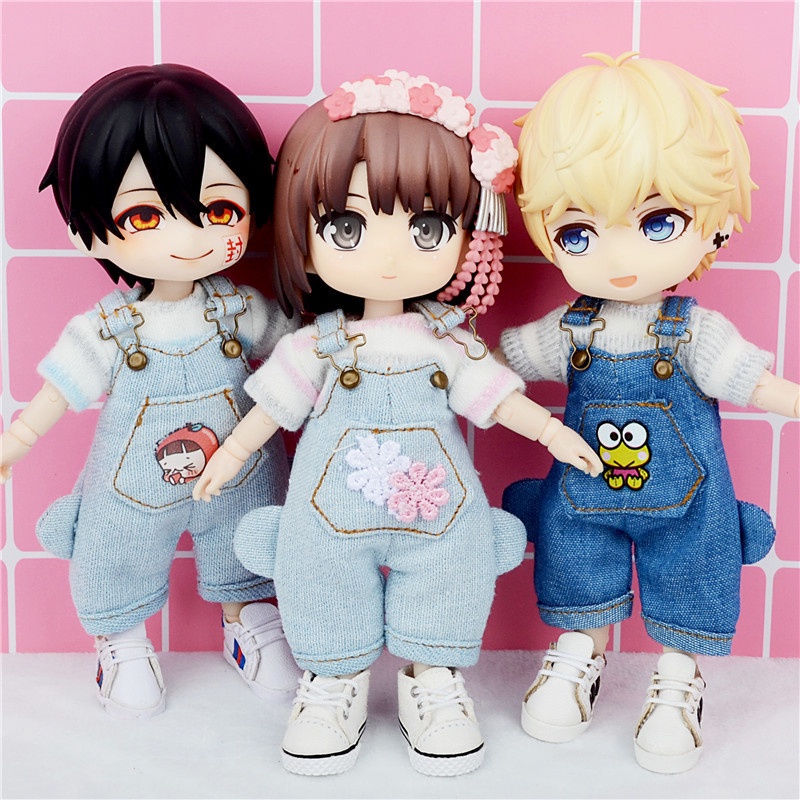 Bộ áo liền quần dễ thương cho búp bê 1/12 BJD GSC OB11