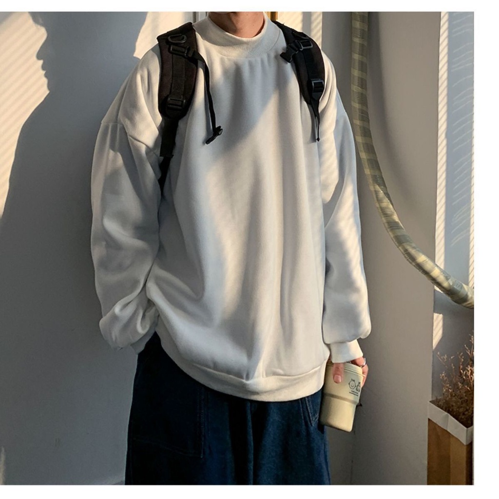 Áo cổ lọ tay dài sành điệu cho nam