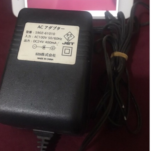 |Siêu khuyến mãi Tết 2024|sạc Nhật Bản đã qua sử dụng  100V, 24V 400mA