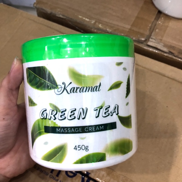 Kem massage giữ ẩm, mềm mịn, tươi mát Green Tea 450g