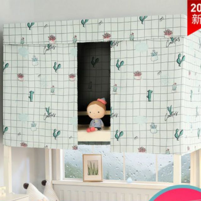 Rèm che giường tầng ký túc xá ngang 2m x cao 1m