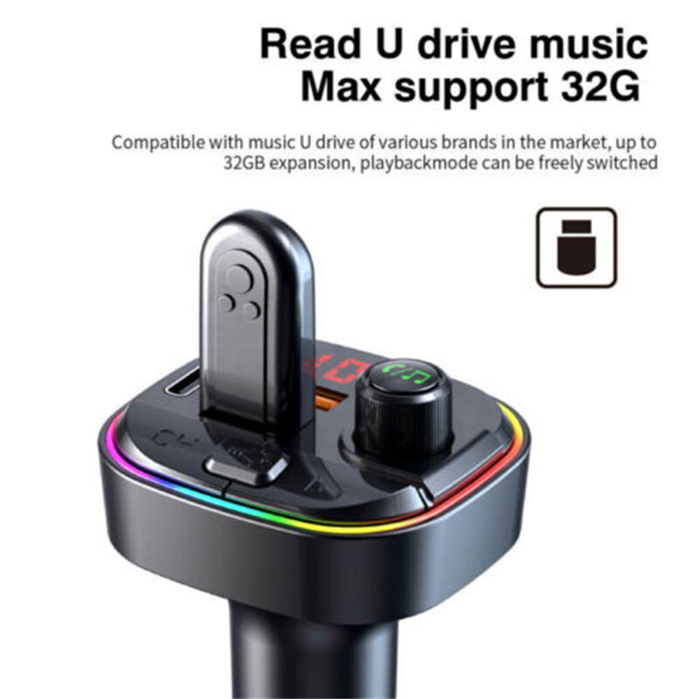 Bộ SạC Nhanh BTLIMER Bluetooth FM Đa Năng 2 CổNg USB TiệN DụNg