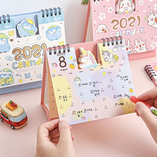 (Hình thật) Lịch bàn 2021 siêu cute mừng năm mới!