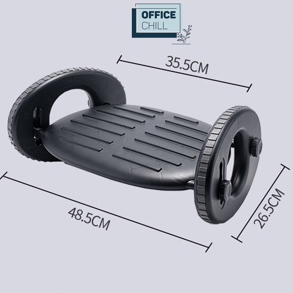 Ghế Kê Chân Bập Bênh Công Thái Học, Gác Chân Làm Việc Học Tập Ergonomic Swings Adjustable Footrest OFFICE CHILL