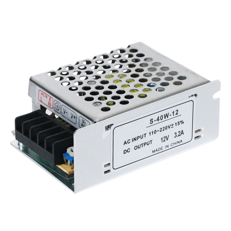 Biến áp trình điều khiển nguồn điện chuyển mạch 12V 3.2A 40W cho dải đèn LED 110-220V