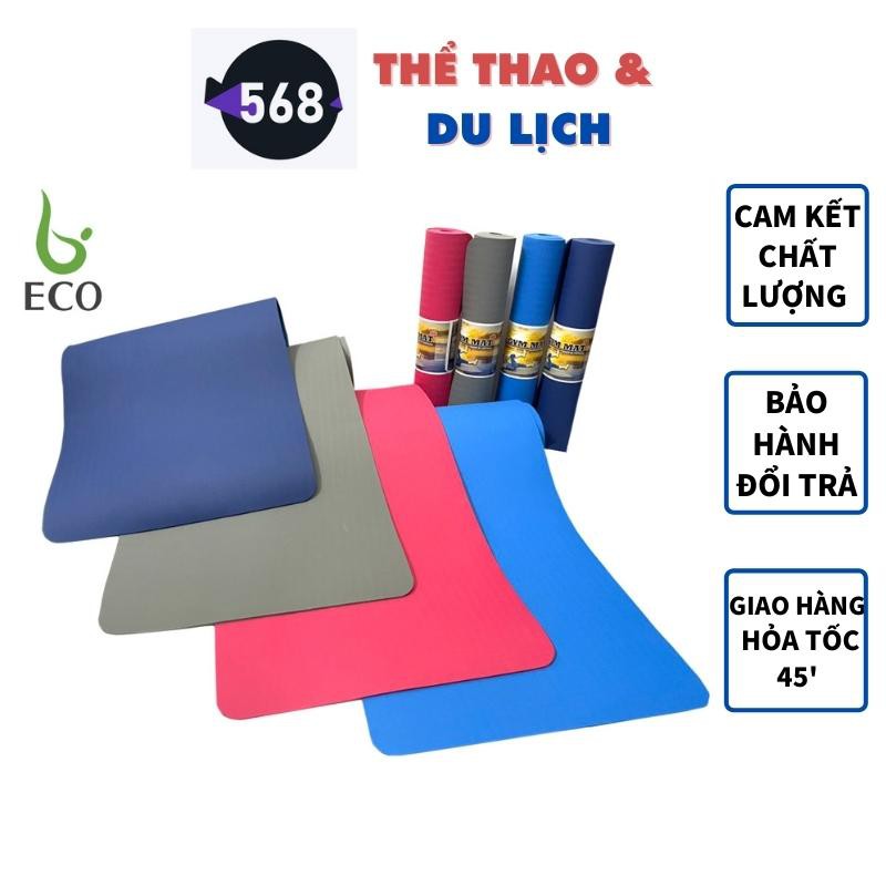 Thảm tập yoga gym giá rẻ chống trượt siêu dày siêu êm 568 LYPROEVA