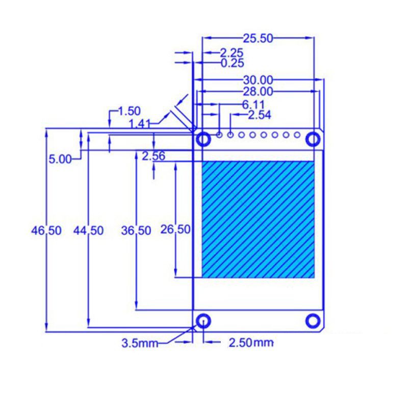 Mô Đun Màn Hình Hiển Thị Tft 0.96 1.3 1.44 1.8 Inch Ips Spi Hd 65k St7735 / St7789