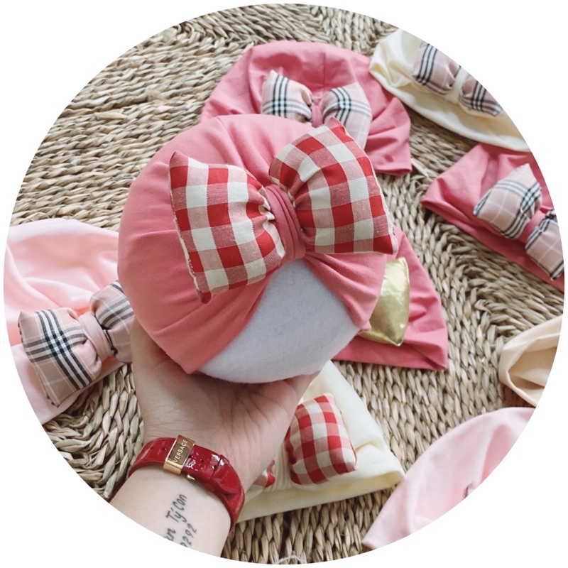 nón nơ sang chảnh( 4-8kg.6-10kg)