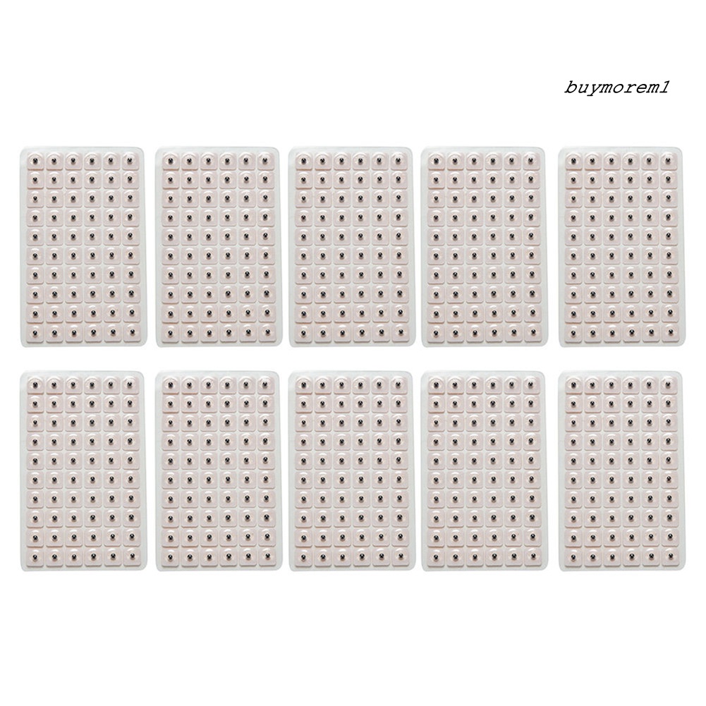 Set 600 miếng dán mát xa bấm huyệt vùng lỗ tai tạo cảm giác thoải mái chất lượng cao