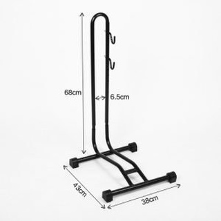 Chân chống giá đỡ xe đạp chữ l có móc dựng bên