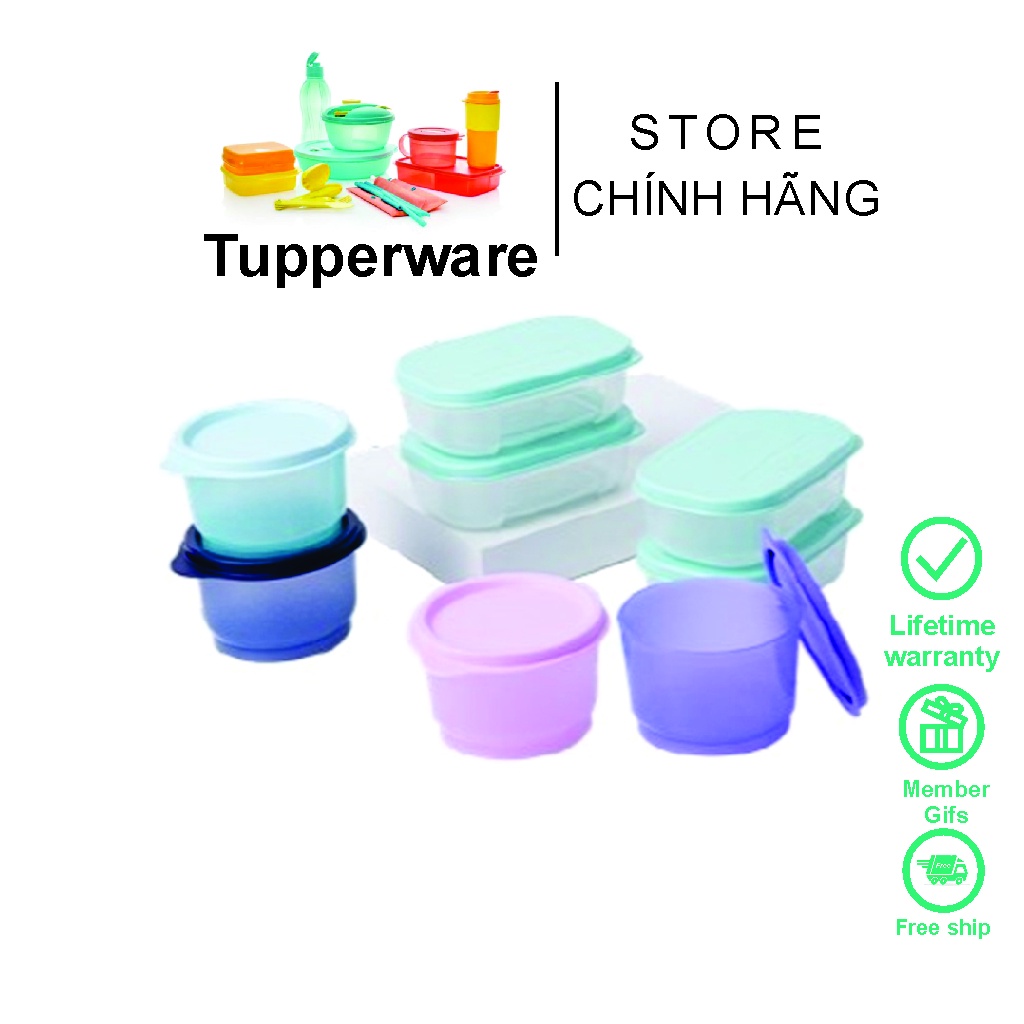Bộ hộp Mini Cutie Set 8 - Nhựa nguyên sinh