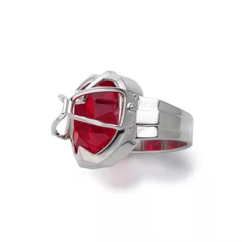 Nhẫn Hở Ma Thuật Hình Ngọn Lửa Phong Cách Kamen Rider flame Wizard