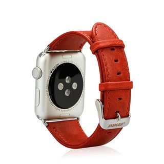 Dây da thật Jisoncase cho Apple Watch nhiều màu