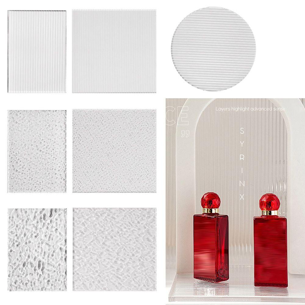 ZAIJIE24 Khối Lập Phương Bằng Acrylic Họa Tiết Kẻ Sọc Làm Đạo Cụ Chụp Ảnh