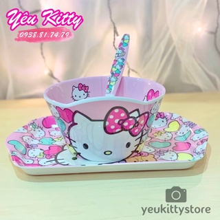 Bộ tô muỗng dĩa Hello Kitty