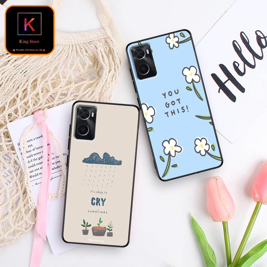 Ốp lưng Oppo A36 - Oppo A76 - Ốp in hình BlueSky - Chất liệu TPU chống sốc bảo vệ lưng máy