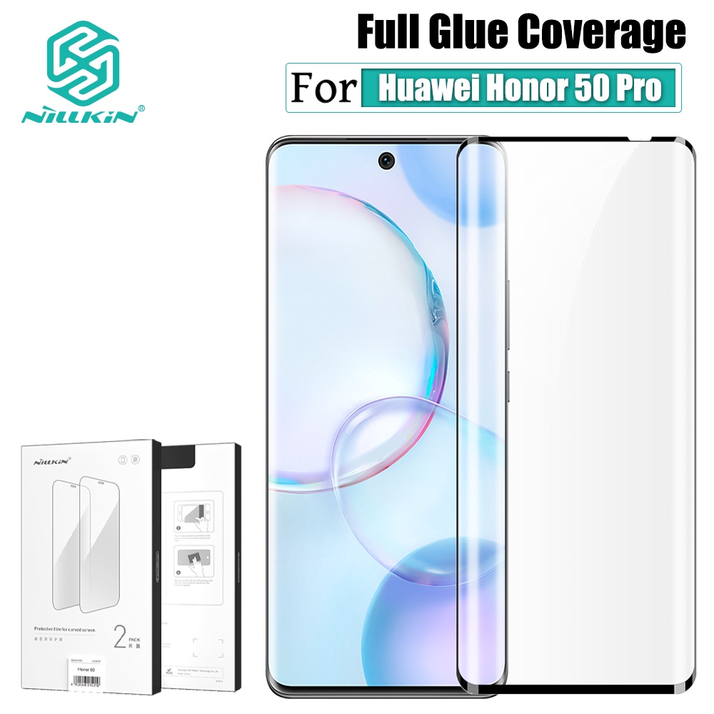 Set 2 miếng dán NILLKIN thủy tinh không cường lực chống va đập cho Honor 50 Pro cho Samsung Galaxy Note 20 Ultra