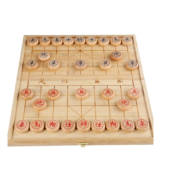 Bộ cờ tướng gỗ cao cấp kích thước 50*45.5cm - Quân gỗ đường kính 4.3cm
