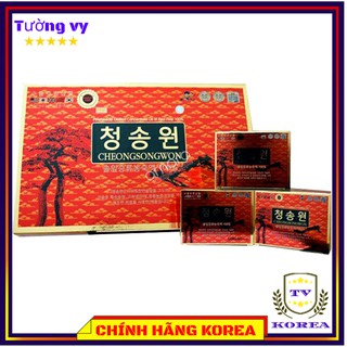 Tinh Dầu Thông Đỏ Hàn Quốc Cheongsongwon Cao Cấp, Hộp Đỏ 180 viên