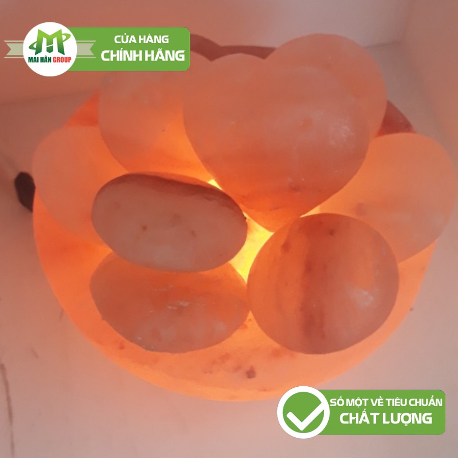 Tô Đá Muối Himalaya Love Stone - Hàng Nhập Khẩu Pakistan 100%