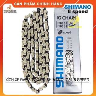 Sên xe đạp 6 /7 /8 tốc độ shimano ig51 8 speed - xích xe đạp 6 /7 /8 shimano ig51 8 speed - sên xích xe đạp 8 tốc độ shi