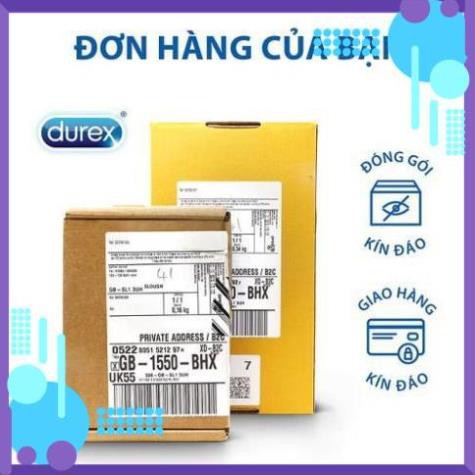 (Freeship đơn 50k) Bao Cao Su Gân Gai Durex Pleasuremax Hộp 3 Cái - Đức An