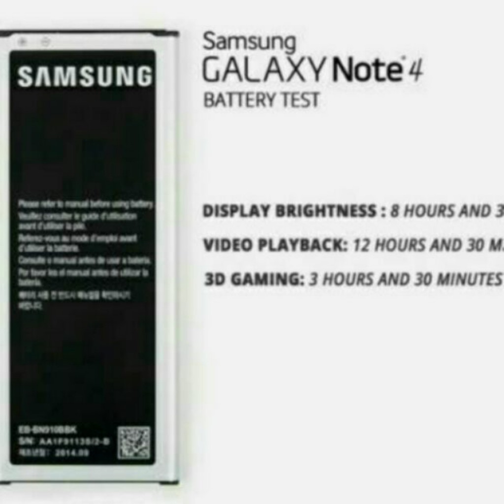 pin samsung gaalsxy note 4 (3220 ) MADE IN Vietnam bảo hành 6 tháng đổi mới