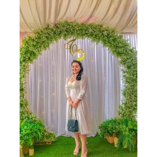 Đ08-Đầm dài dự tiệc đính ngọc