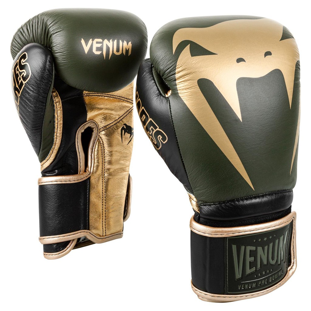 Găng tay boxing Venum Giant 2.0 Pro Linares Edition - Khaki/Black/Gold