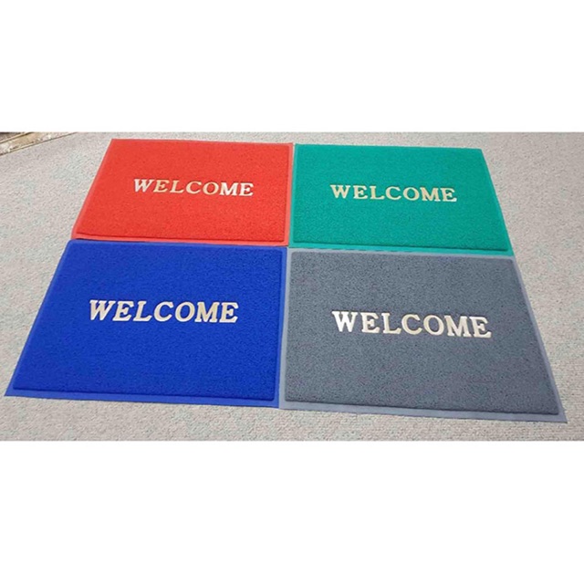 COMBO 2 THẢM LAU CHÂN CAO CẤP WELLCOME KT:40*60cm