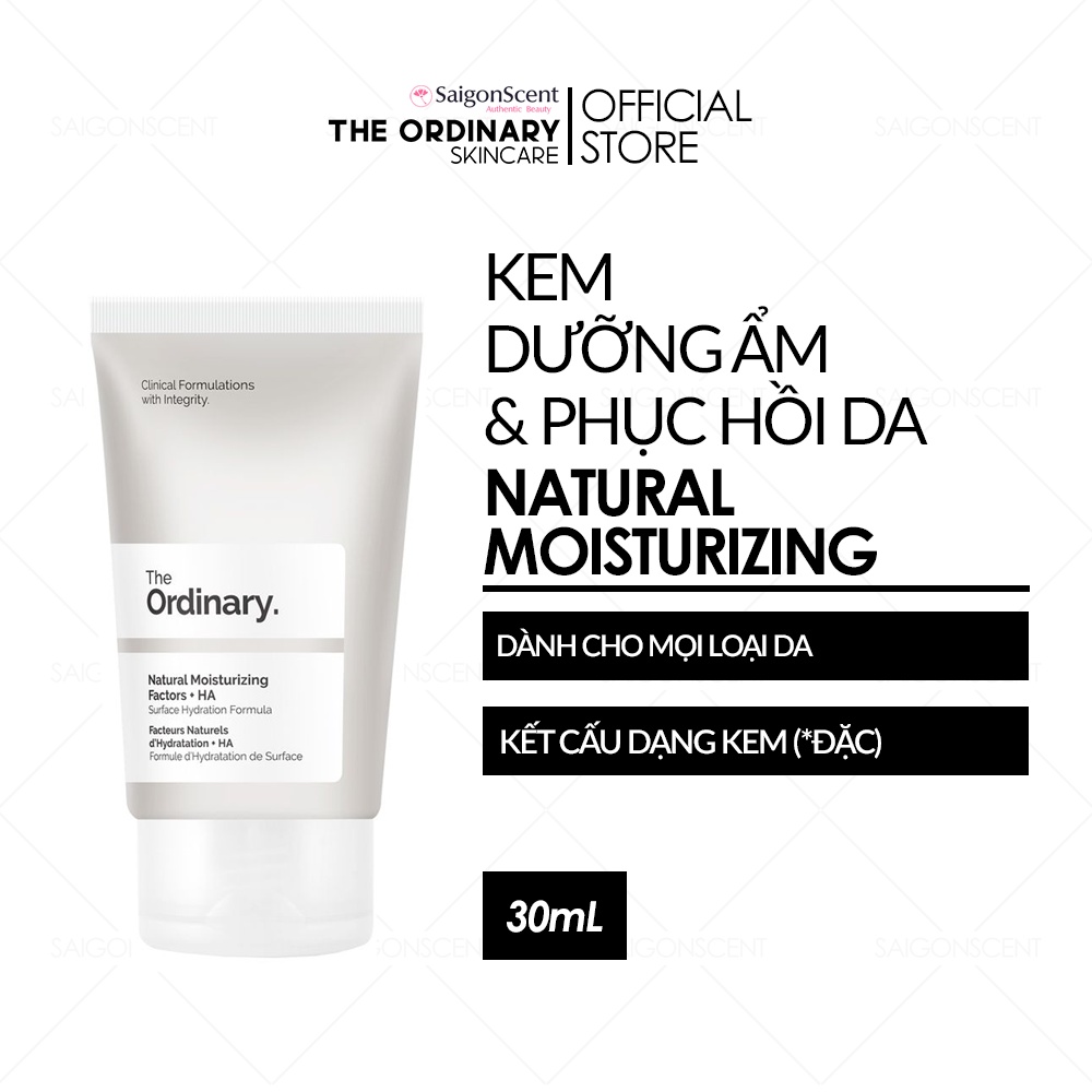 Kem dưỡng ẩm The Ordinary Natural Moisturizing Factors + HA ( 30mL )