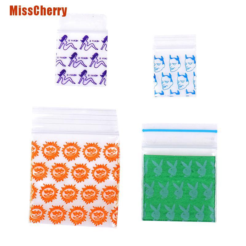 Bộ 100 Ổ Khóa Zip Kích Thước 1.6x2 / 1.8x2.5 / 2.5x3 / 3x4cm