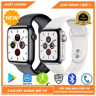 Đồng hồ thông minh chống nước apple watch w26 - watch6, màn hình tràn viền