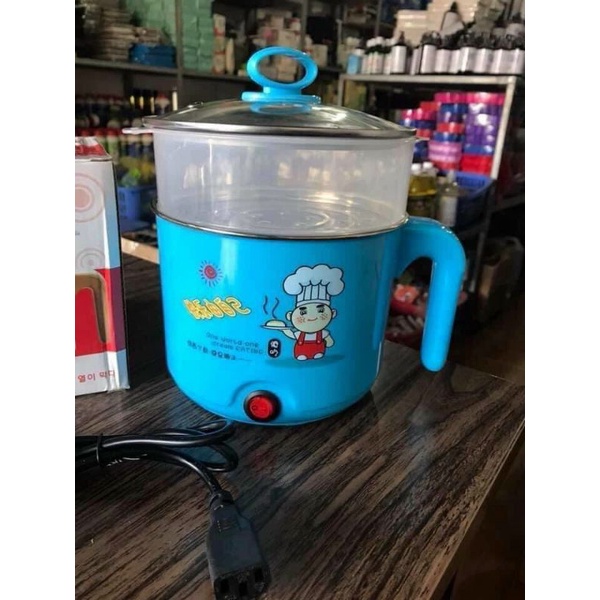 Ca nấu mì, Nồi lẩu điện mini có vỉ hấp,