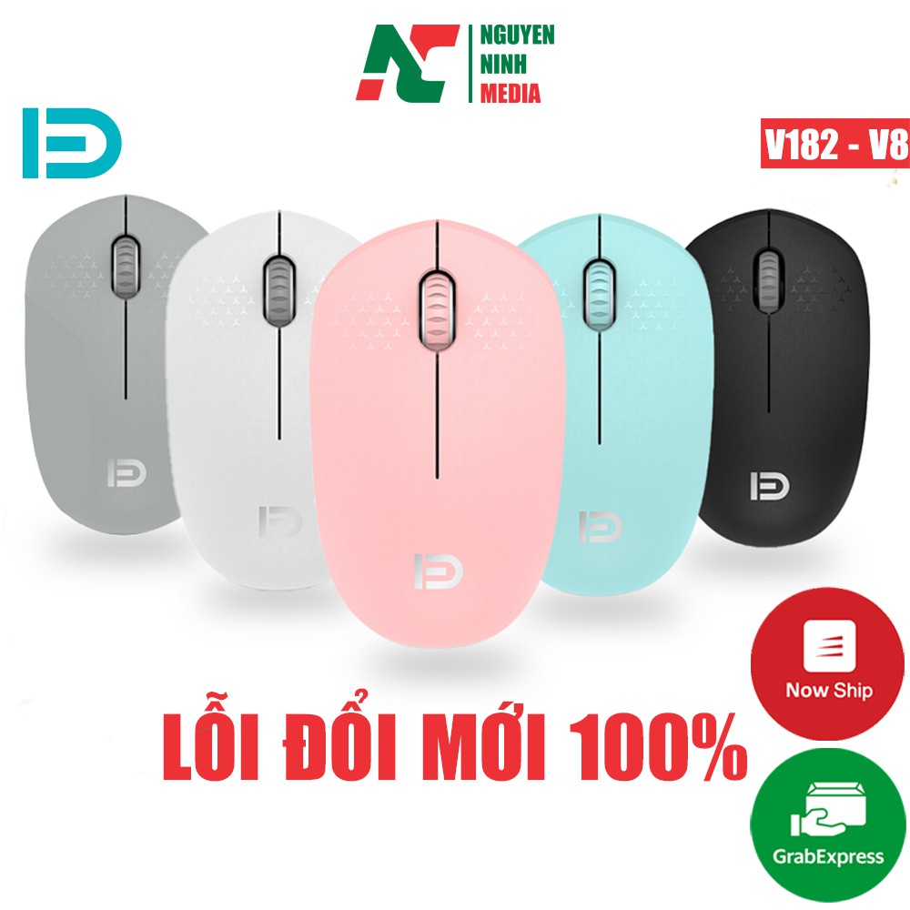 (Hàng Chính Hãng) Chuột không dây Forter V182 V102 V8 Nhiều Màu Sắc (Forter Collection) - Bảo Hành 2 Năm Đổi Mới
