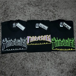 Áo Thun In LOGO THRASHER Kiểu Dáng Đơn Giản Trẻ Trung |Áo Thun Distro| |Áo Thun Nam| Gương Nguyên Bản