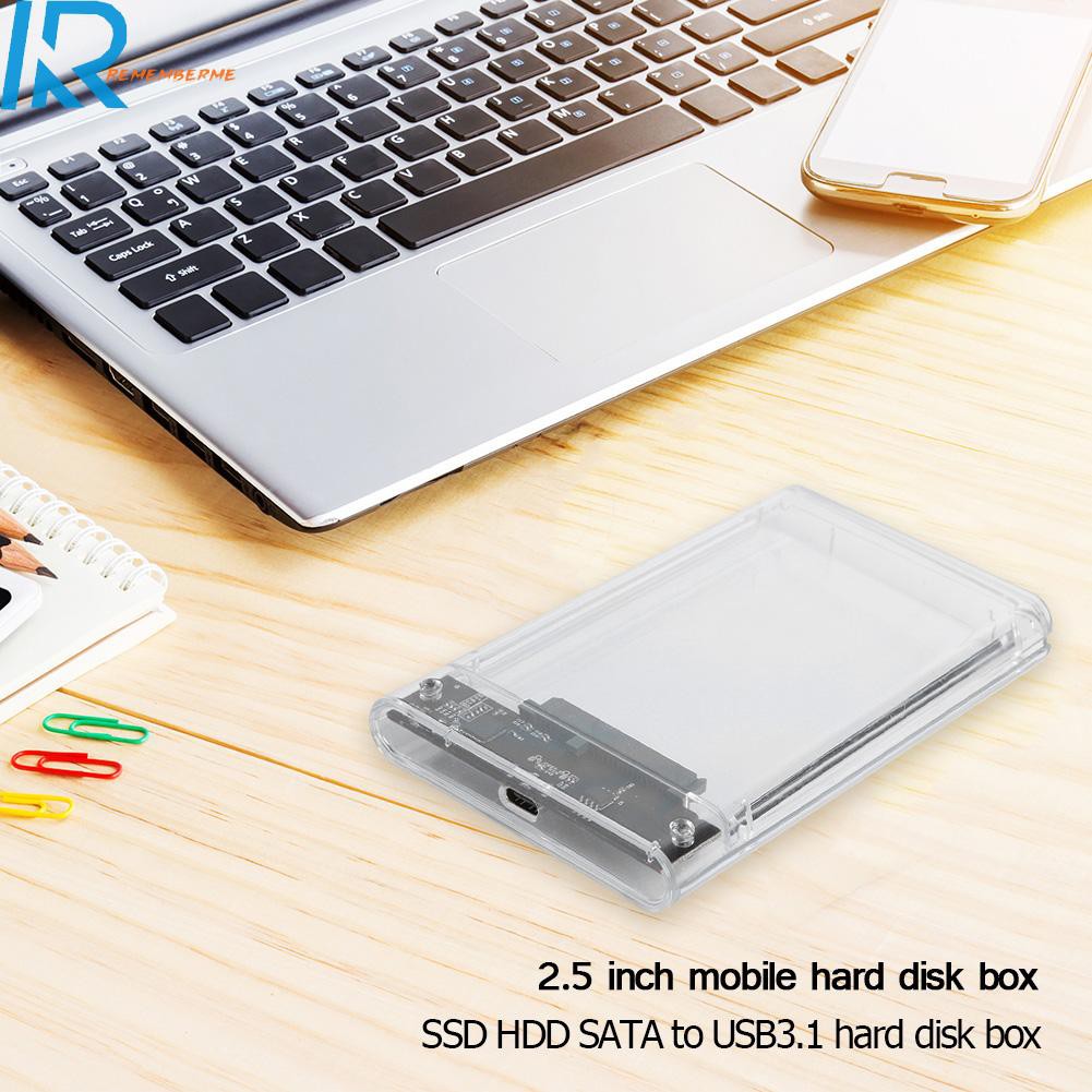 Hộp Đựng Ổ Cứng Di Động Usb 3.1 Type-C 2.5 Inch Sata Hdd Ssd | BigBuy360 - bigbuy360.vn