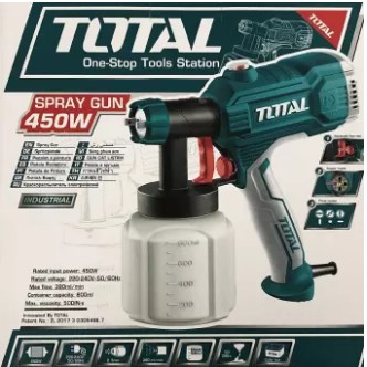 Máy phun sơn Total TT3506 450W đủ phụ kiện