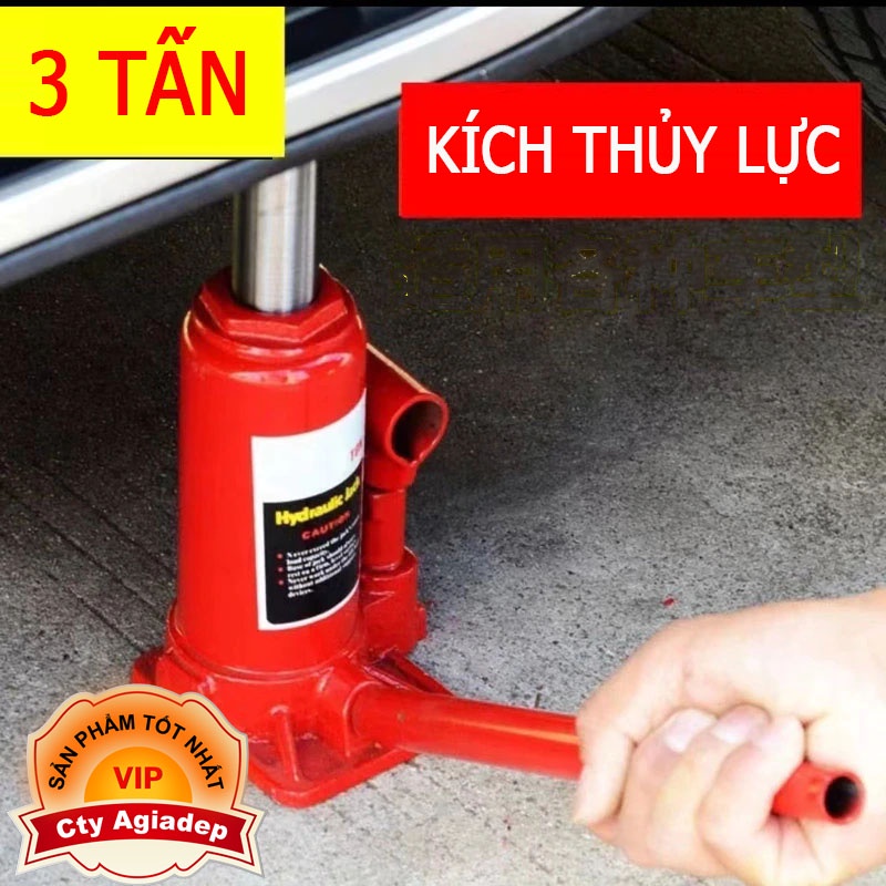 kích thủy lực cứu hộ sửa chữa ô tô 3 tấn - Agiadep.com
