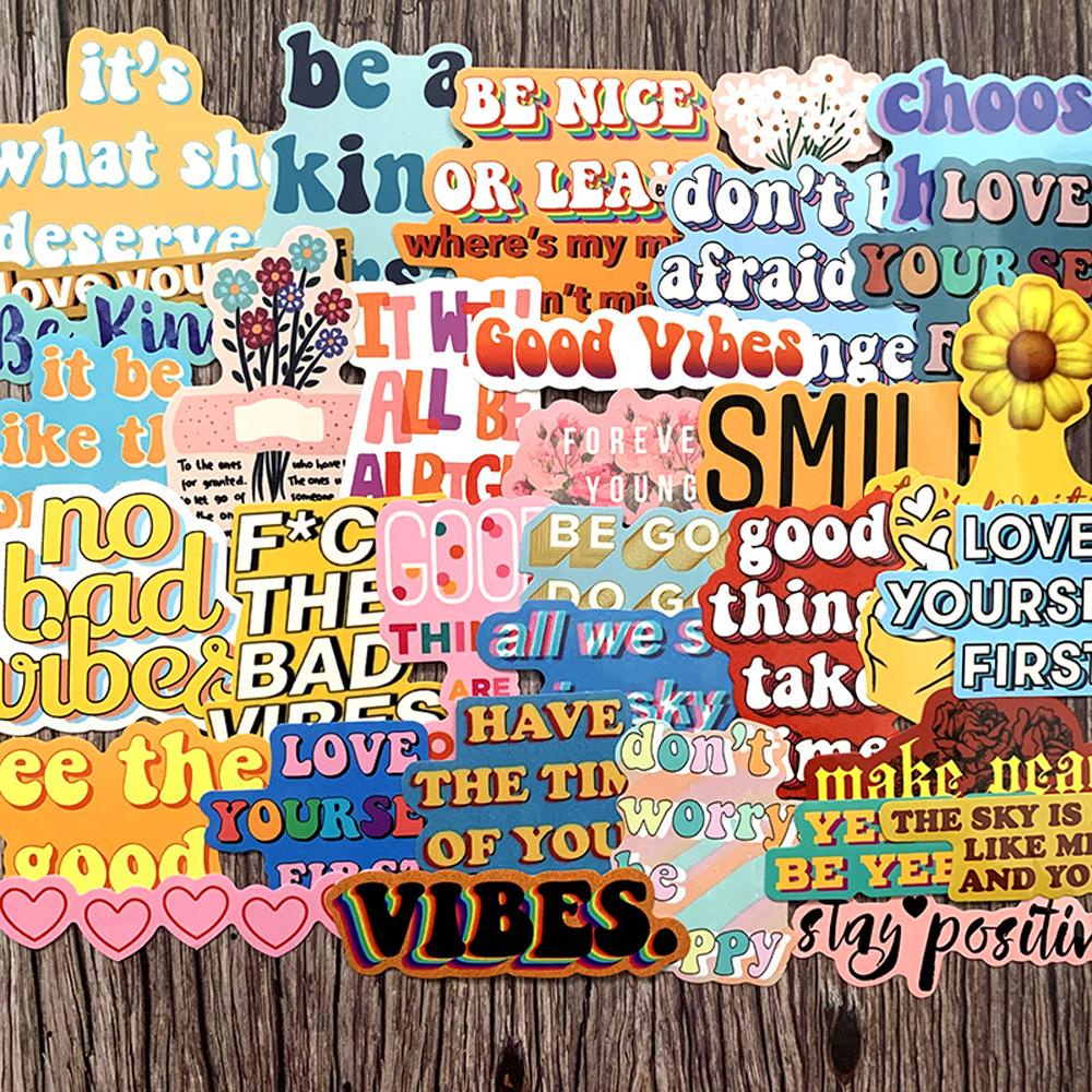 Bộ 40 Miếng Dán Chữ Nhiều Màu Sắc Dùng Trang Trí Sổ Tay DIY