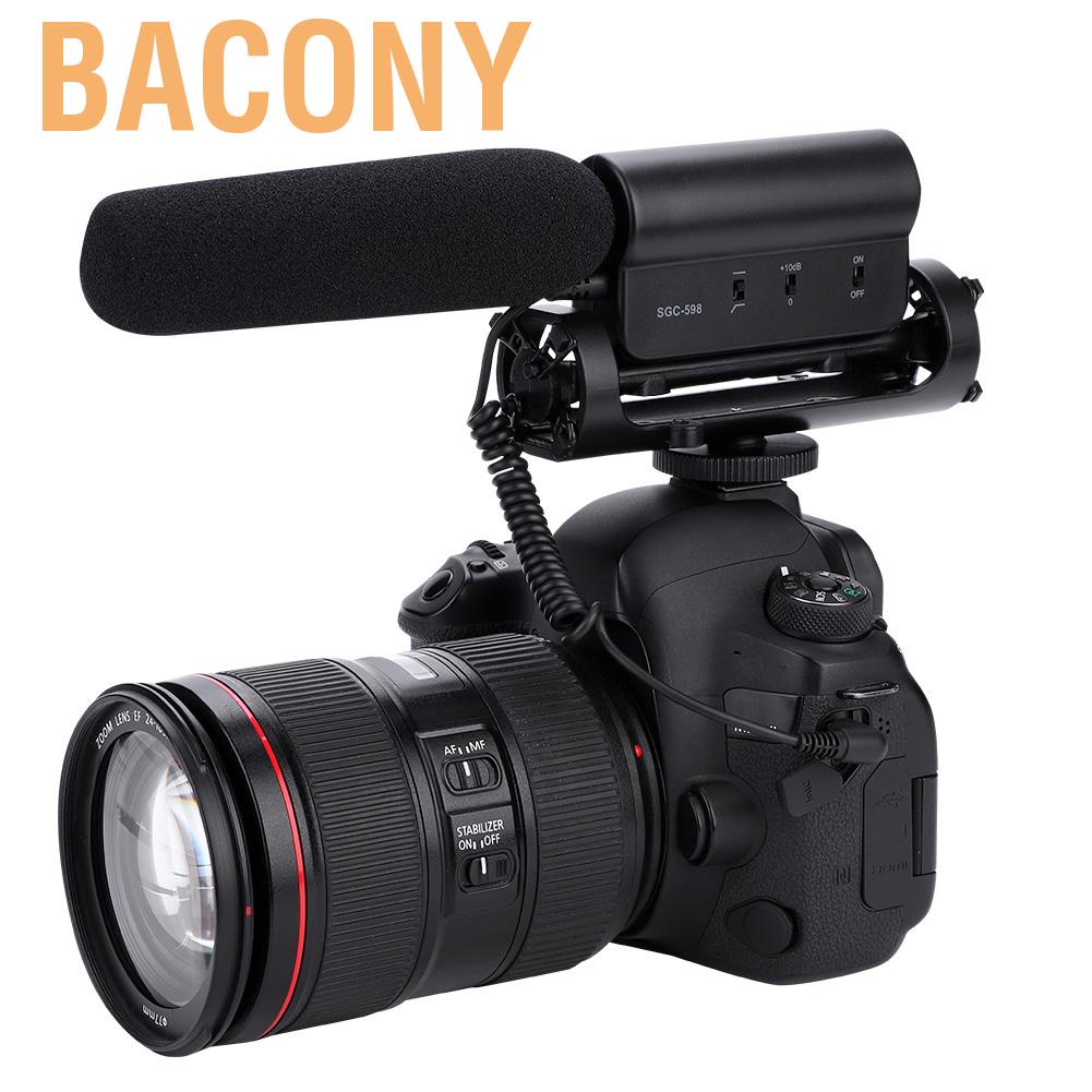 Micro Tụ Điện Phỏng Vấn Takstar Sgc-598 Gắn Máy Ảnh DSLR