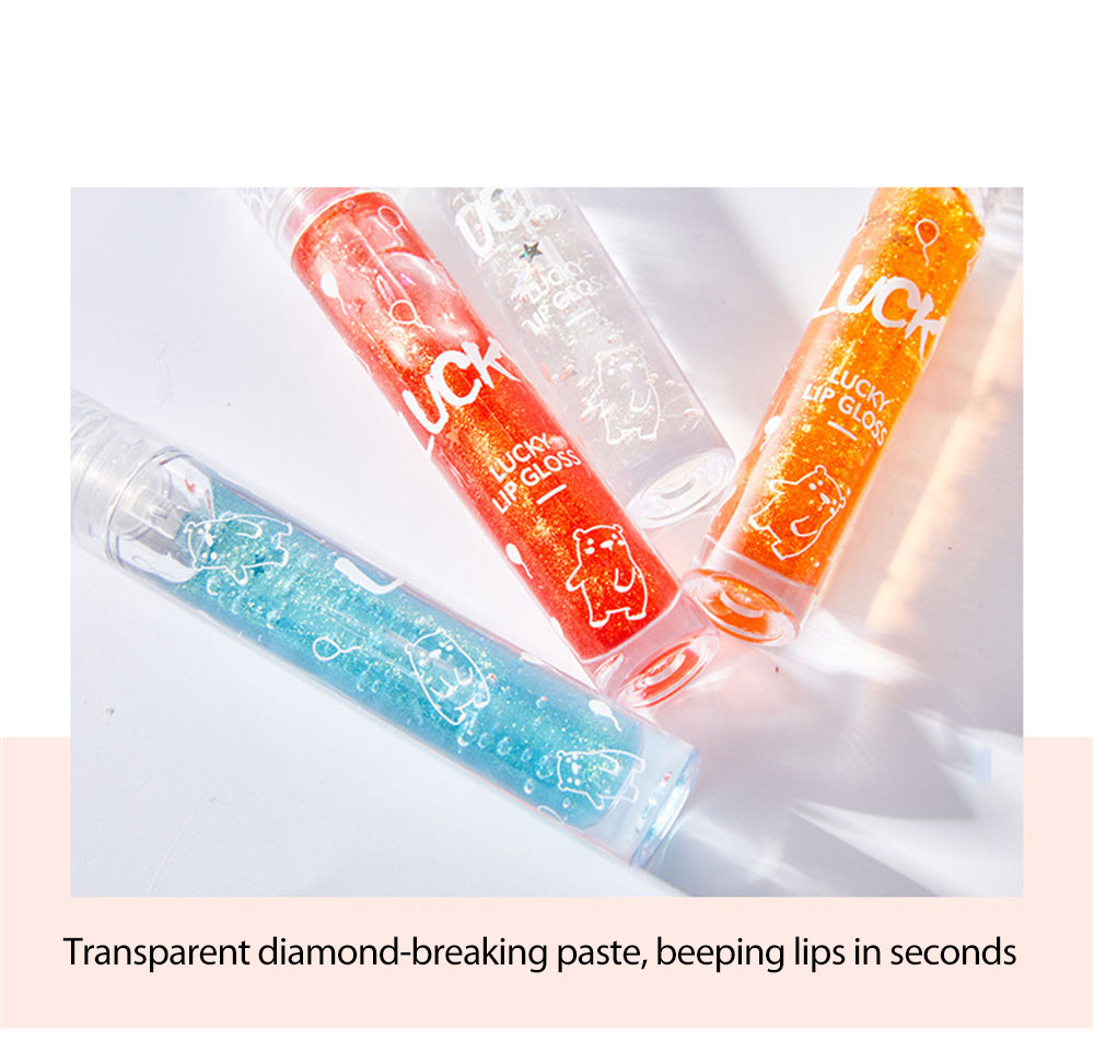(Hàng Mới Về) Son Bóng Dưỡng Ẩm Chống Dính Thiết Kế Vỏ Đính Đá Lấp Lánh | BigBuy360 - bigbuy360.vn