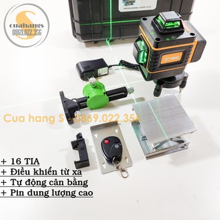 Máy cân bằng laser - Máy bắn cốt 16 tia - Máy bắn tia cân mực laser tia xanh chính hãng TBOSS