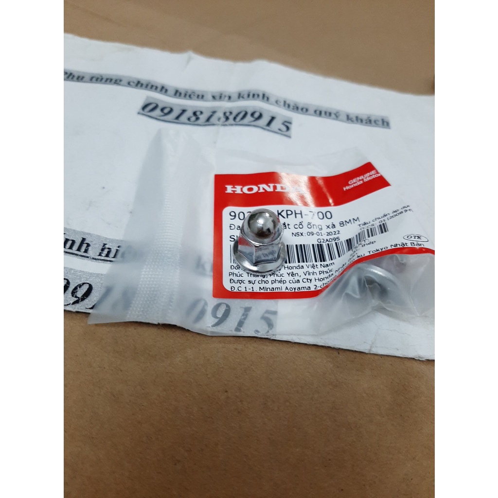 Đai ốc mũ bắt cổ ống xả 8MM bu lông cấy WINNER HONDA  FUTURE honda